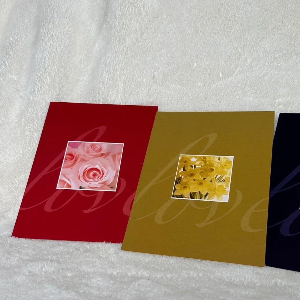 Lawson Falle Scripture Inspirational Cards Envelope Couples Floral Set Of 4 NWOT